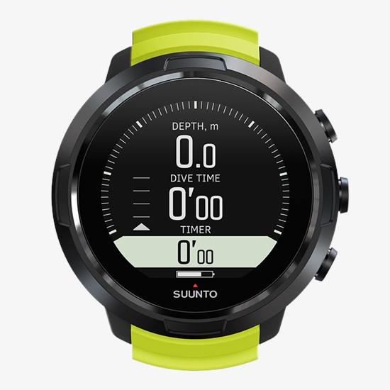 Компьютер для погружений Suunto D5 Black Lime, черные с зеленым ремешком SS050191000 от прозводителя Suunto 