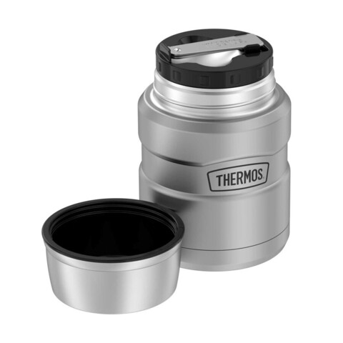 Термос для еды Thermos с ложкой SK3000 MMS (0,47 литра), стальной 562869 от прозводителя Thermos