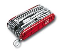 Нож Victorinox SwissChamp XLT, 91 мм, 49 функций, полупрозрачный красный 1.6795.XLT от прозводителя Victorinox