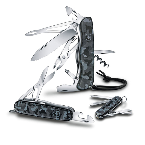 Нож Victorinox Skipper, 111 мм, 17 функций, морской камуфляж 0.8593.W942 от прозводителя Victorinox