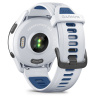 Garmin Forerunner 265 - 46 мм | Black Bezel with Whitestone Case and Whitestone/Tidal Blue Silicone Band