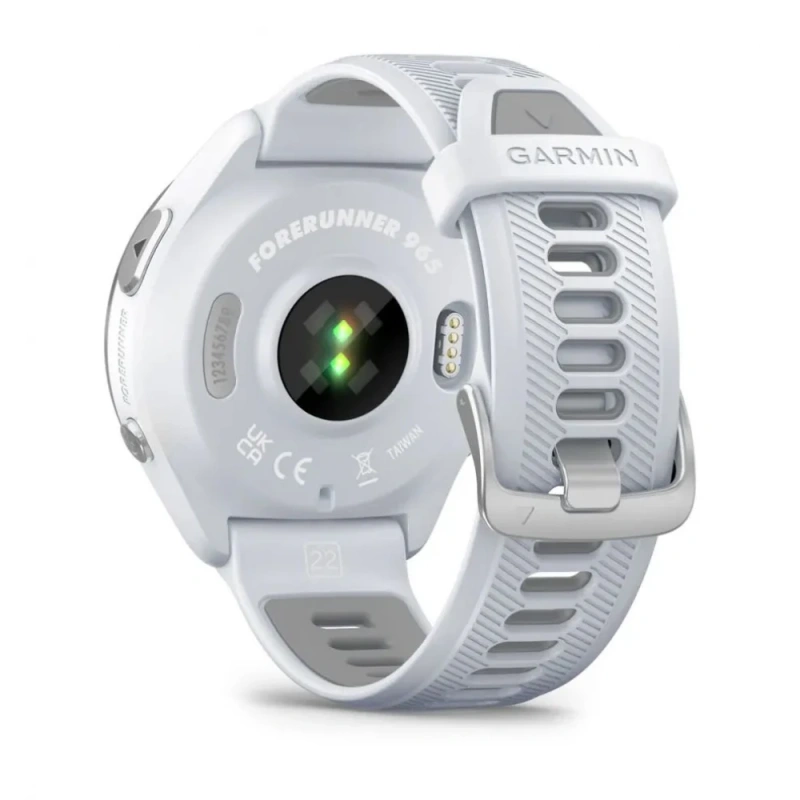 Garmin Forerunner 965 - | Titanium Bezel with Whitestone Case and Whitestone/Powder Grey Silicone Band
