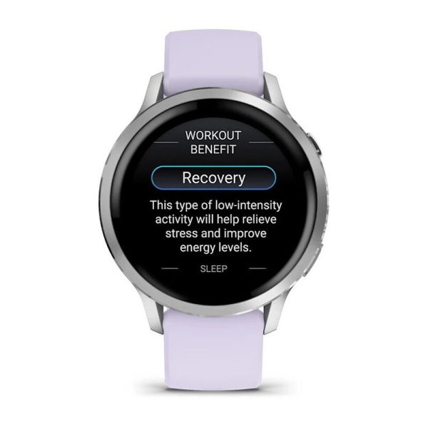 GARMIN VENU 4 – 41 mm Silver with Periwinkle Silicone Band 010-03013-01 010-03013-01 от прозводителя Garmin