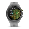 Garmin Approach S70 - 42 мм | Black/Amp Yellow Ceramic Bezel with Powder Grey Silicone Band