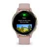 Garmin Venu 3s - 41 мм | Soft gold stainless steel bezel with dust rose case and silicone band