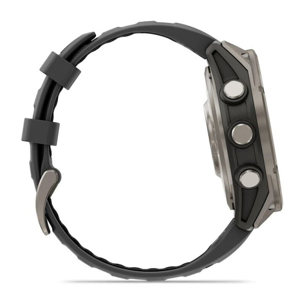 GARMIN  FENIX 8 PRO – 47 mm,  AMOLED, Sapphire, Titanium with Graphite/Black Silicone Band 010-03198-11 от прозводителя Garmin