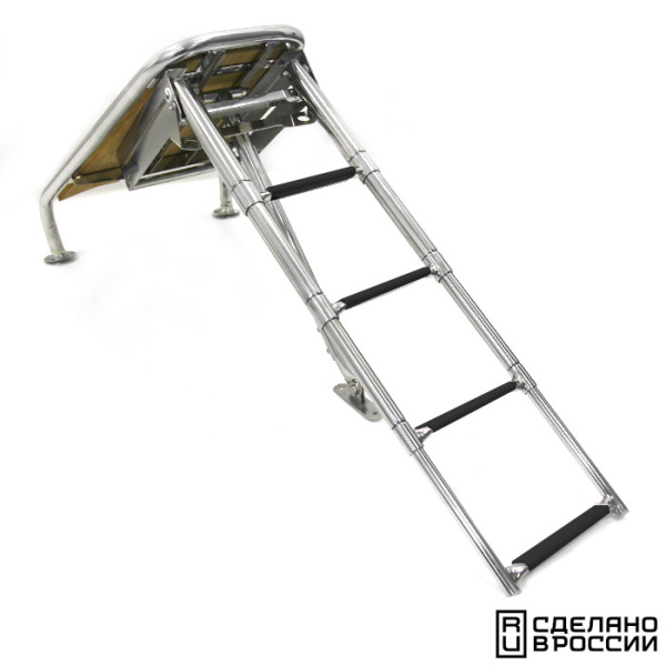 Платформа носовая с трапом 4 ступени черные 040246BT от прозводителя Техномарин