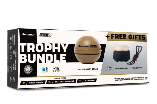 Deeper CHIRP+ 2.0 Trophy Bundle 2022 DP4H10S102 от прозводителя Deeper