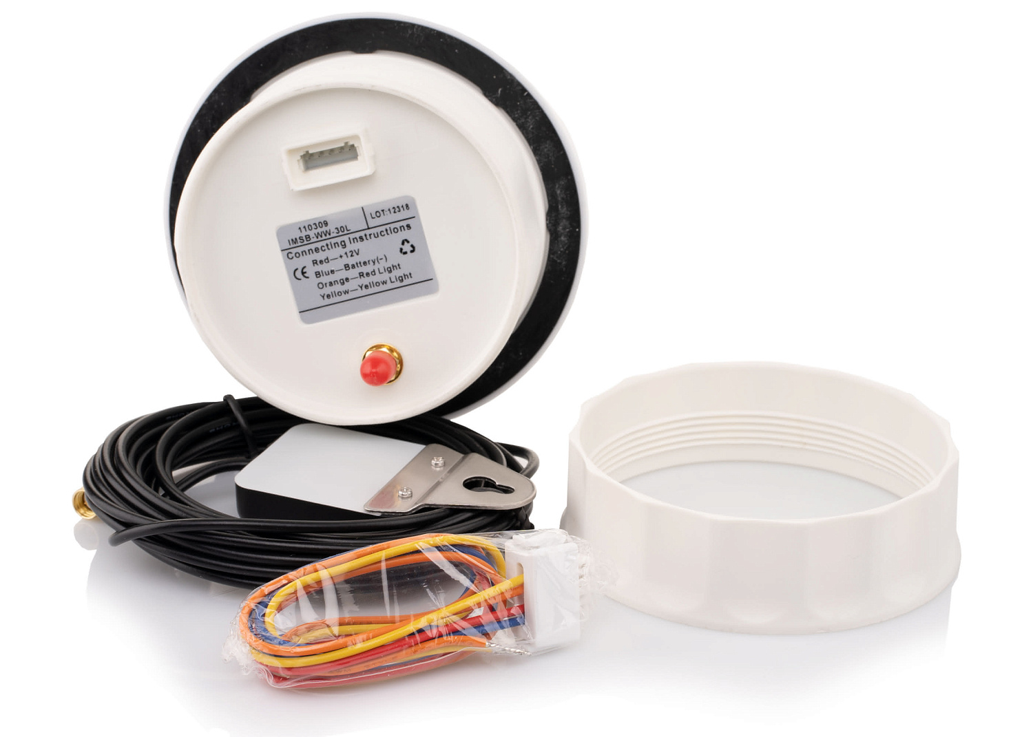 WEMA GPS Speedometer / white / 30 knots