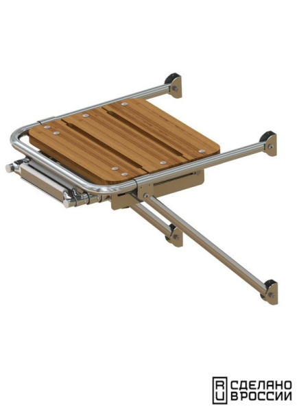 Платформа кормовая с трапом 2 ступени белые 040202WT от прозводителя Техномарин